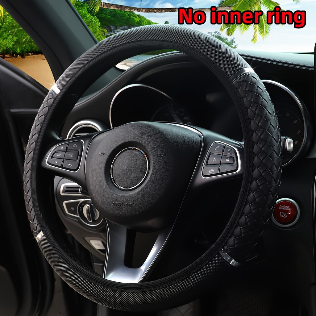 3D Woven Metal Steering Wheel Cover