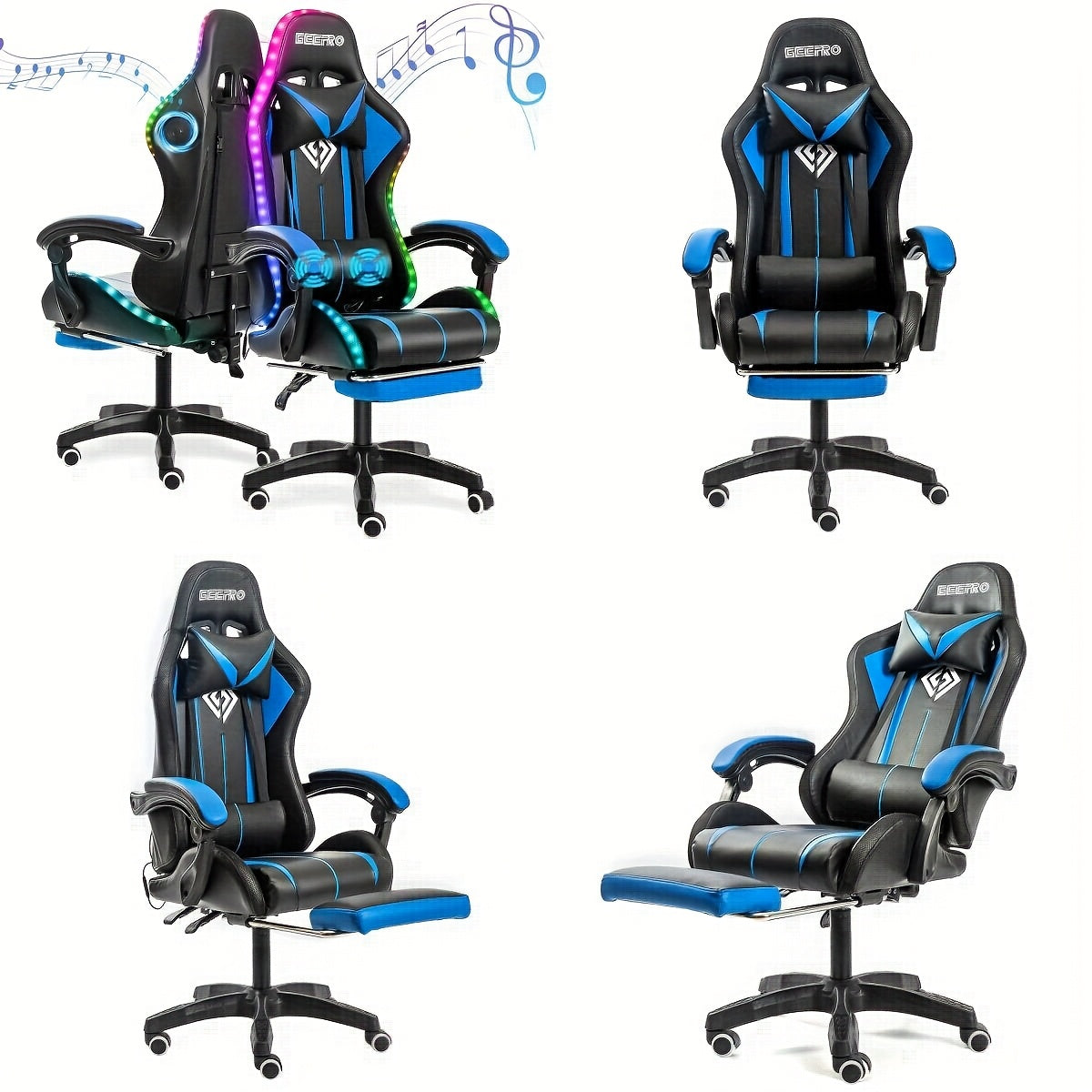 Noah LED Gaming Chair