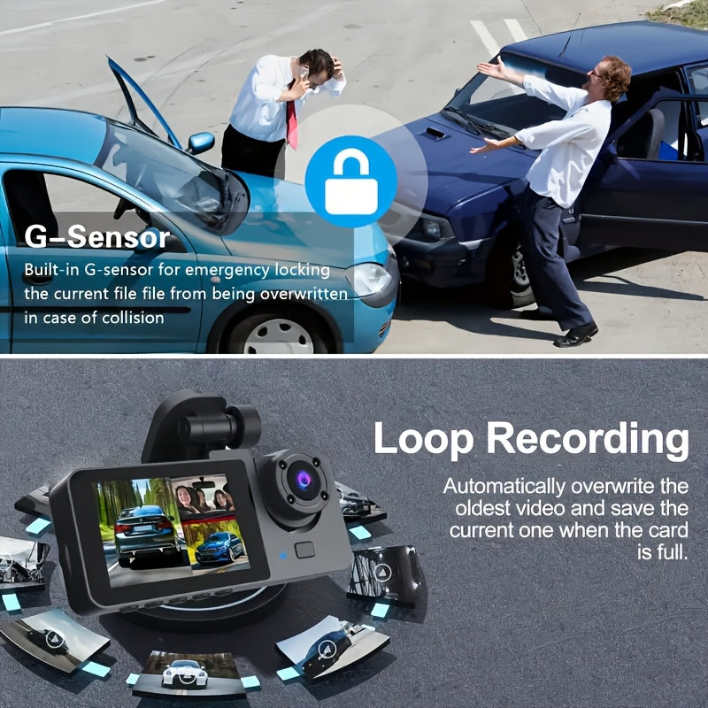 3-channel 4k Full Dash Cam