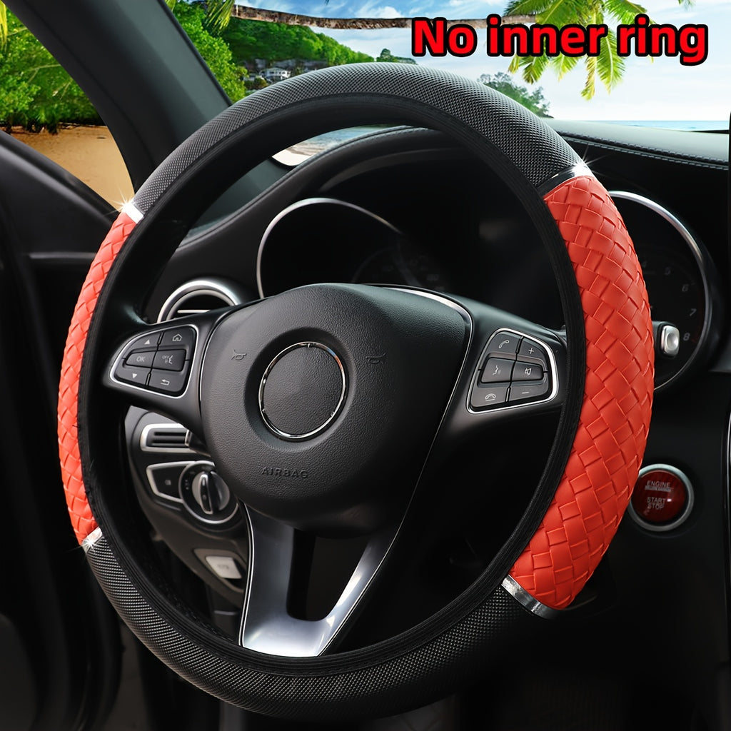 3D Woven Metal Steering Wheel Cover
